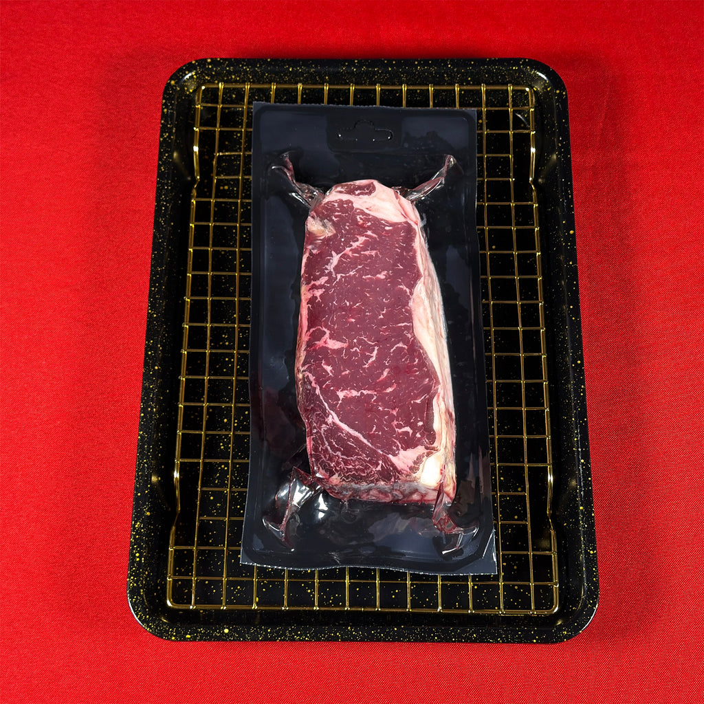 14 oz Boneless Center Cut KC Strip Steak Dry-Aged – USDA Upper Choice / Best Beef Silver