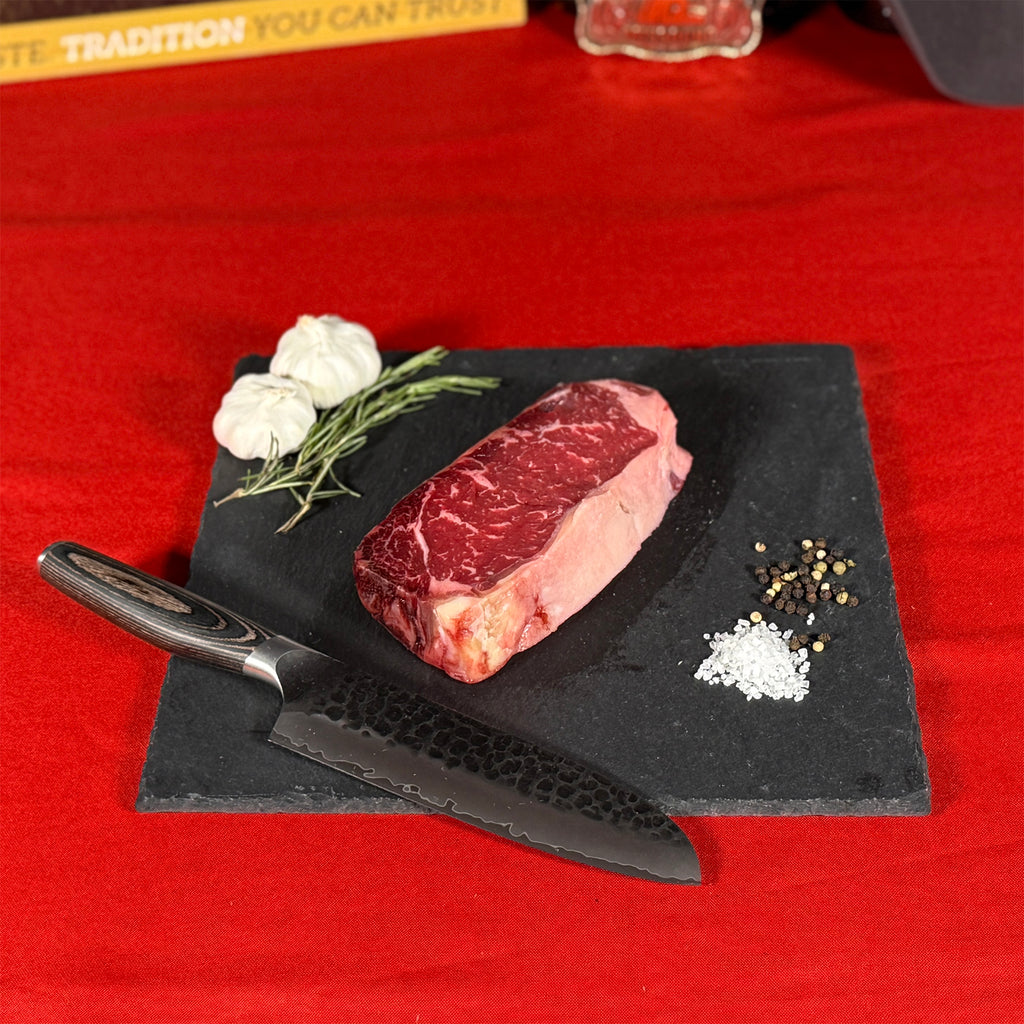 14 oz Boneless Center Cut KC Strip Steak Dry-Aged – USDA Upper Choice / Best Beef Silver