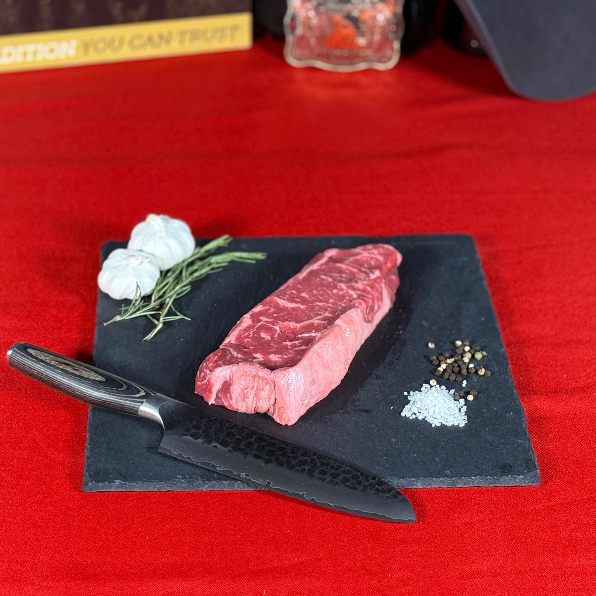 14 oz Boneless Center Cut KC Strip Steak Wet-Aged – USDA Upper Choice/Best Beef Silver
