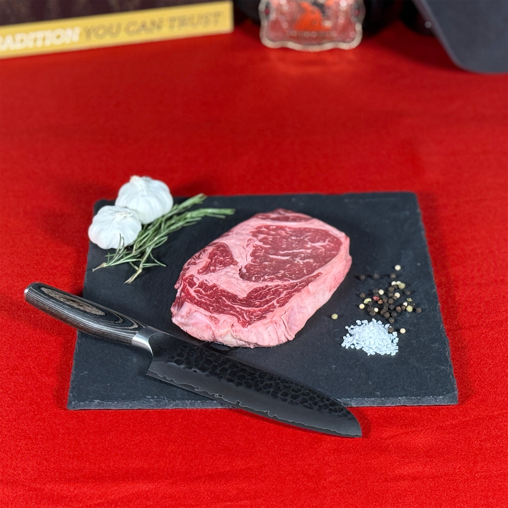 Four (4) 16oz Ribeye Bundle - Wet-Aged, USDA Upper Choice/Best Beef Silver