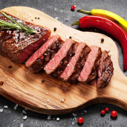 14 oz Boneless Center Cut KC Strip Steak Wet-Aged – USDA Upper Choice/Best Beef Silver